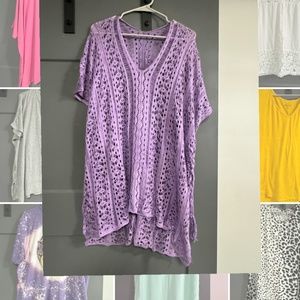Purple Bathing Suit Cover Up